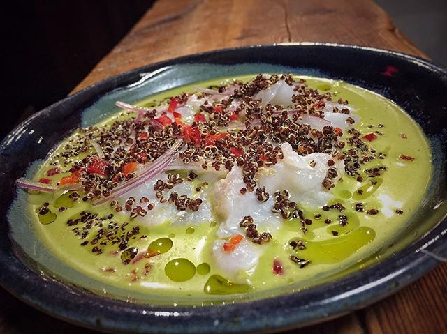 We’re back open tonight! Come see us & get some black bass ceviche too #inmansquare #cambridge #boston #ceviche